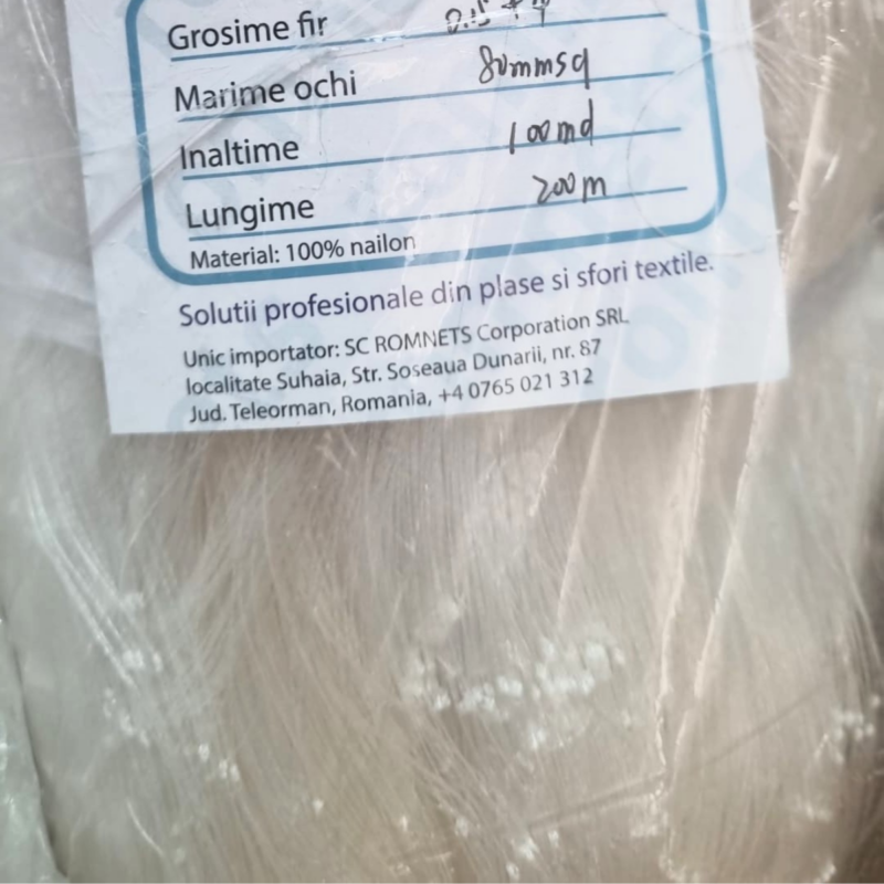 plasa pescuit 0,13mm x 6 fire